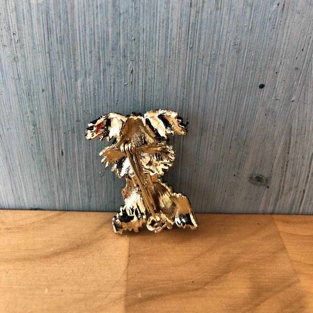 Vintage 1950’s adorable & scruffy little puppy silver brooch - Picture 4 of 7